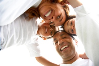 Glückliche Familie